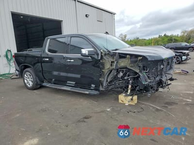Czwarte zdjęcie samochodu z boku: 2022 CHEVROLET SILVERADO K1500 LTZ VIN:3GCUDGED8NG526096 - miniatura