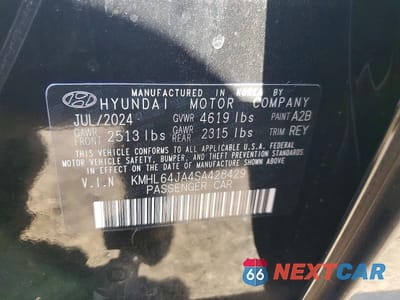 Zdjęcie 12 z 12 samochodu: 2025 HYUNDAI SONATA SEL VIN:KMHL64JA4SA428429 - miniatura