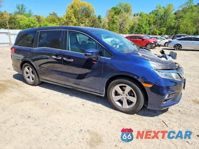 Czwarte zdjęcie samochodu z boku: 2019 HONDA ODYSSEY EXL VIN:5FNRL6H77KB075852 - miniatura