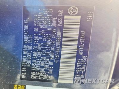 Zdjęcie 12 z 12 samochodu: 2007 TOYOTA CAMRY LE VIN:4T1BE46KX7U636238 - miniatura