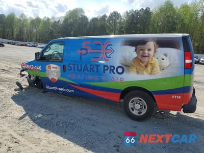 Drugie zdjęcie samochodu z przodu: 2024 CHEVROLET EXPRESS 2500 CARGO DELIVERY VAN VIN:1GCWGAFP0R1289372 - miniatura