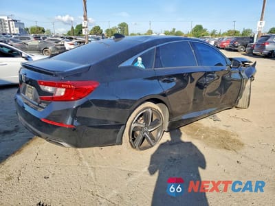 Trzecie zdjęcie samochodu z tyłu: 2021 HONDA ACCORD SPORT VIN:1HGCV2F31MA028628 - miniatura