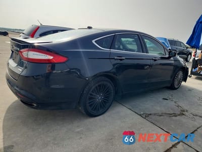 Trzecie zdjęcie samochodu z tyłu: 2014 FORD FUSION TITANIUM VIN:3FA6P0K90ER365406 - miniatura