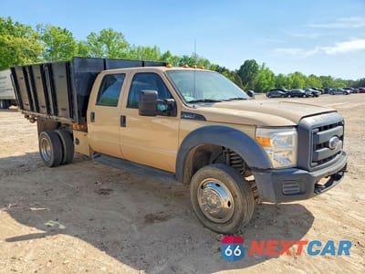 Czwarte zdjęcie samochodu z boku: 2013 FORD F450 SUPER DUTY FLATBED TRUCK VIN:1FD0W4GYXDEB65849 - miniatura
