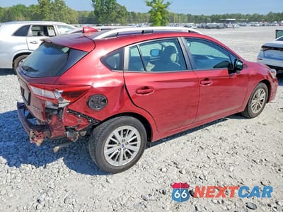 Trzecie zdjęcie samochodu z tyłu: 2018 SUBARU IMPREZA PREMIUM VIN:4S3GTAB6XJ3730835 - miniatura