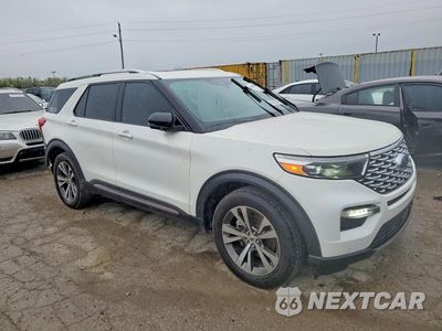 Czwarte zdjęcie samochodu z boku: 2020 FORD EXPLORER PLATINUM VIN:1FM5K8HC1LGA32167 - miniatura