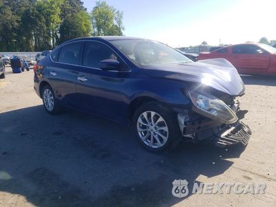 Czwarte zdjęcie samochodu z boku: 2019 NISSAN SENTRA SV VIN:3N1AB7AP9KY451703 - miniatura