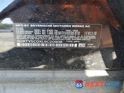 Zdjęcie 14 z 14 samochodu: 2020 BMW X3 XDRIVE30I VIN:5UXTY5C0XL9C20908 - miniatura