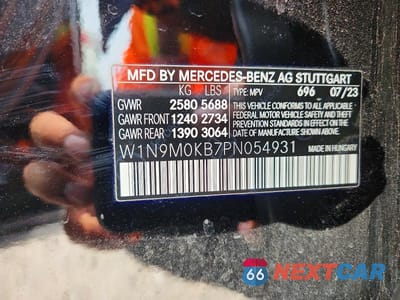 Zdjęcie 14 z 14 samochodu: 2023 MERCEDES-BENZ EQB 300 4MATIC VIN:W1N9M0KB7PN054931 - miniatura