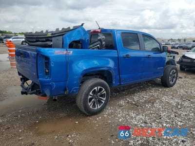 Trzecie zdjęcie samochodu z tyłu: 2022 CHEVROLET COLORADO Z71 VIN:1GCGSDEN8N1135667 - miniatura