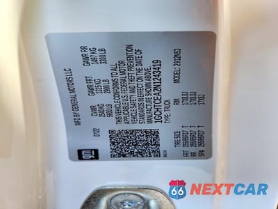 Zdjęcie 12 z 12 samochodu: 2022 CHEVROLET COLORADO LT VIN:1GCHTCEA2N1243419 - miniatura
