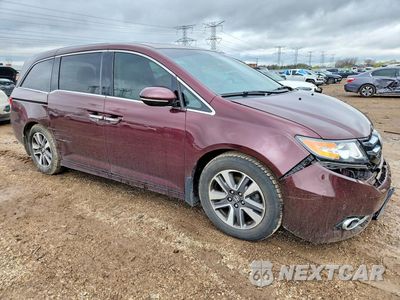 Czwarte zdjęcie samochodu z boku: 2014 HONDA ODYSSEY TOURING VIN:5FNRL5H92EB090808 - miniatura