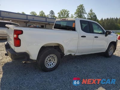 Trzecie zdjęcie samochodu z tyłu: 2019 CHEVROLET SILVERADO C1500 VIN:1GCRWAEH2KZ377728 - miniatura