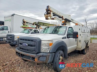 Drugie zdjęcie samochodu z przodu: 2012 FORD F450 SUPER DUTY BUCKET TRUCK VIN:1FDUF4GY0CEA71995 - miniatura