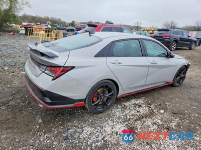 Trzecie zdjęcie samochodu z tyłu: 2025 HYUNDAI ELANTRA N BASE VIN:KMHLW4DKXSU032394 - miniatura