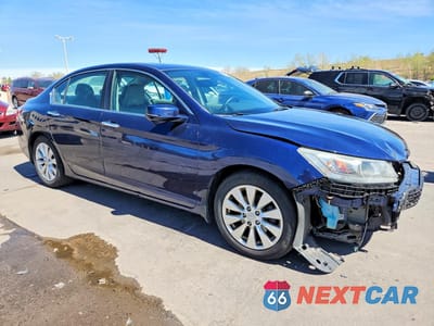 Czwarte zdjęcie samochodu z boku: 2015 HONDA ACCORD EXL VIN:1HGCR2F81FA252422 - miniatura