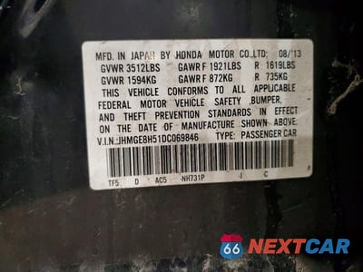 Zdjęcie 12 z 12 samochodu: 2013 HONDA FIT SPORT VIN:JHMGE8H51DC069846 - miniatura