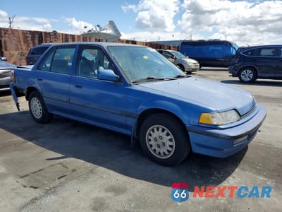 Czwarte zdjęcie samochodu z boku: 1991 HONDA CIVIC LX VIN:JHMED3654MS019464 - miniatura