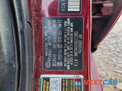 Zdjęcie 12 z 12 samochodu: 2008 HYUNDAI ACCENT GLS VIN:KMHCN46C68U213963 - miniatura