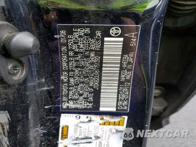 Zdjęcie 12 z 12 samochodu: 2008 TOYOTA PRIUS TOURING VIN:JTDKB20U987751392 - miniatura