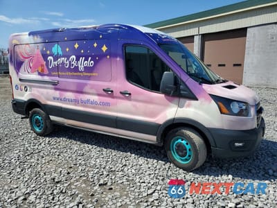 Czwarte zdjęcie samochodu z boku: 2020 FORD TRANSIT T-250 VIN:1FTBR1C82LKB16556 - miniatura