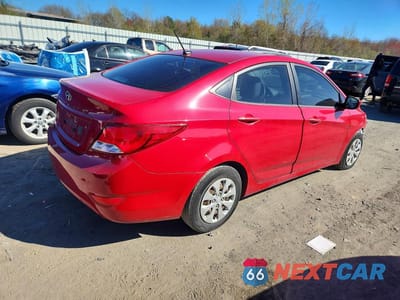 Trzecie zdjęcie samochodu z tyłu: 2015 HYUNDAI ACCENT GLS VIN:KMHCT4AE9FU848350 - miniatura