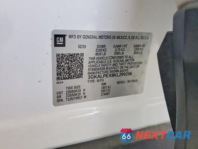 Zdjęcie 13 z 13 samochodu: 2019 GMC TERRAIN SLT VIN:3GKALPEX8KL299256 - miniatura