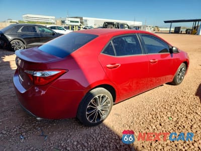 Trzecie zdjęcie samochodu z tyłu: 2014 TOYOTA COROLLA S PLUS VIN:2T1BURHE7EC045421 - miniatura