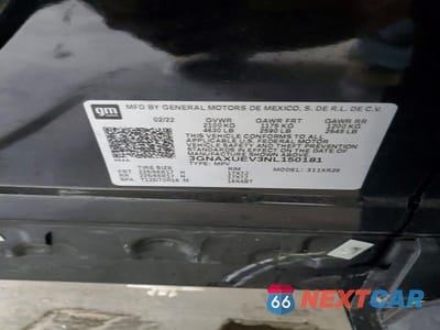 Zdjęcie 14 z 14 samochodu: 2022 CHEVROLET EQUINOX LT VIN:3GNAXUEV3NL150181 - miniatura