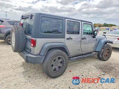 Trzecie zdjęcie samochodu z tyłu: 2018 JEEP WRANGLER UNLIMITED SPORT VIN:1C4HJWDG6JL928972 - miniatura