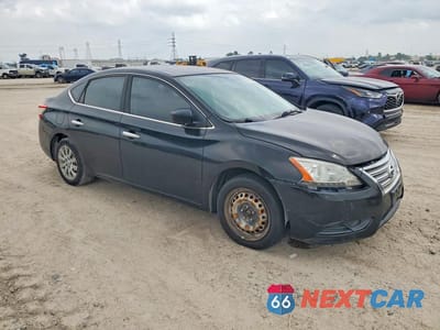 Czwarte zdjęcie samochodu z boku: 2013 NISSAN SENTRA S VIN:3N1AB7APXDL616075 - miniatura