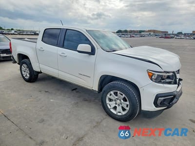 Czwarte zdjęcie samochodu z boku: 2021 CHEVROLET COLORADO LT VIN:1GCGSCENXM1208644 - miniatura