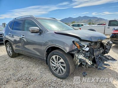 Czwarte zdjęcie samochodu z boku: 2014 NISSAN ROGUE SL VIN:5N1AT2MVXEC837952 - miniatura