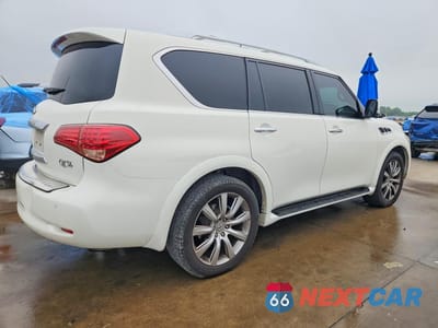 Trzecie zdjęcie samochodu z tyłu: 2012 INFINITI QX56 BASE VIN:JN8AZ2NE2C9019549 - miniatura
