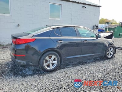 Trzecie zdjęcie samochodu z tyłu: 2015 KIA OPTIMA LX VIN:5XXGM4A72FG378186 - miniatura