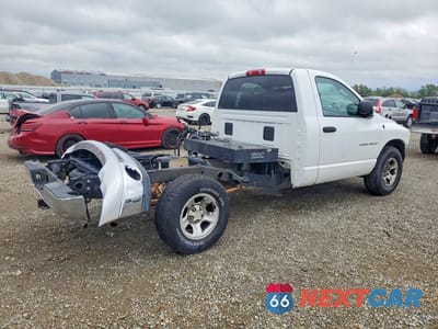Trzecie zdjęcie samochodu z tyłu: 2003 DODGE RAM 1500 ST VIN:1D7HA16NX3J636728 - miniatura