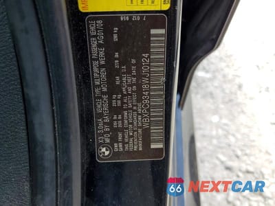 Zdjęcie 14 z 14 samochodu: 2008 BMW X3 3.0SI VIN:WBXPC93418WJ10124 - miniatura