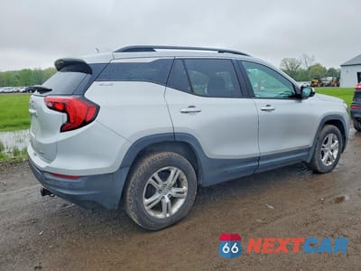 Trzecie zdjęcie samochodu z tyłu: 2018 GMC TERRAIN SLE VIN:3GKALTEV1JL229796 - miniatura