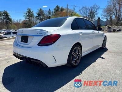 Trzecie zdjęcie samochodu z tyłu: 2019 MERCEDES-BENZ C 43 AMG VIN:55SWF6EB3KU284846 - miniatura