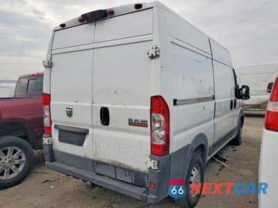 Trzecie zdjęcie samochodu z tyłu: 2017 RAM PROMASTER 2500 DELIVERY VAN VIN:3C6TRVCG1HE514121 - miniatura