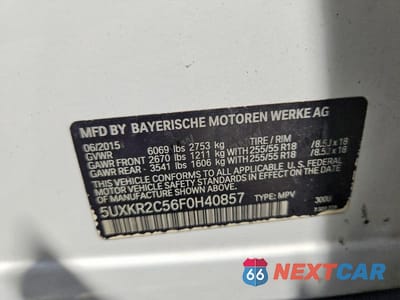 Zdjęcie 12 z 12 samochodu: 2015 BMW X5 SDRIVE35I VIN:5UXKR2C56F0H40857 - miniatura
