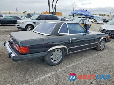 Trzecie zdjęcie samochodu z tyłu: 1985 MERCEDES-BENZ 380 SL VIN:WDBBA45C2FA023989 - miniatura