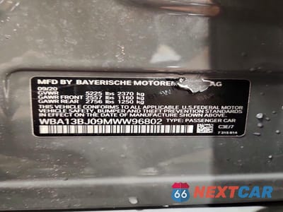 Zdjęcie 13 z 13 samochodu: 2021 BMW 530 XI VIN:WBA13BJ09MWW96802 - miniatura