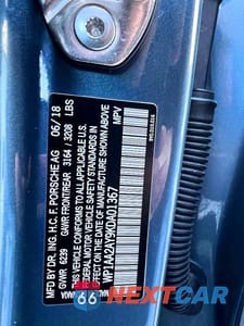 Zdjęcie 10 z 11 samochodu: 2019 PORSCHE CAYENNE VIN:WP1AA2AY9KDA01367 - miniatura