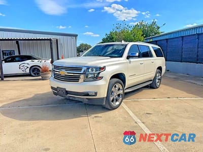 Drugie zdjęcie samochodu z przodu: 2015 CHEVROLET SUBURBAN C1500 LTZ VIN:1GNSCKKC3FR638712 - miniatura