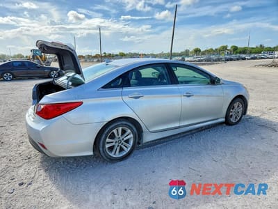 Trzecie zdjęcie samochodu z tyłu: 2014 HYUNDAI SONATA GLS VIN:5NPEB4AC1EH886498 - miniatura