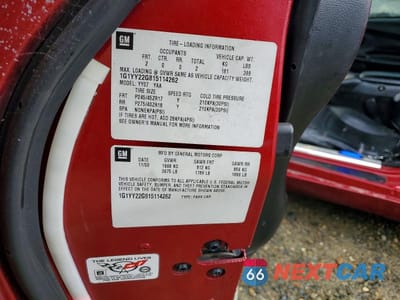 Zdjęcie 12 z 12 samochodu: 2001 CHEV CORVETTE VIN:1G1YY22G815114262 - miniatura
