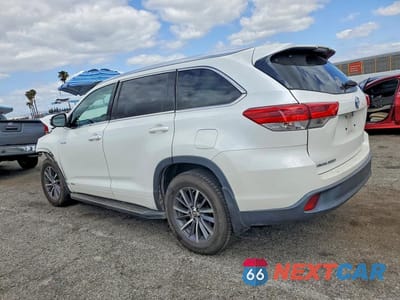 Drugie zdjęcie samochodu z przodu: 2018 TOYOTA HIGHLANDER HYBRID XLE VIN:5TDJGRFH7JS042293 - miniatura