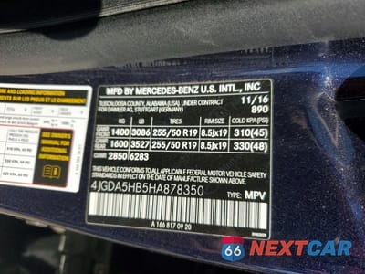 Zdjęcie 13 z 13 samochodu: 2017 MERCEDES-BENZ GLE 350 4MATIC VIN:4JGDA5HB5HA878350 - miniatura