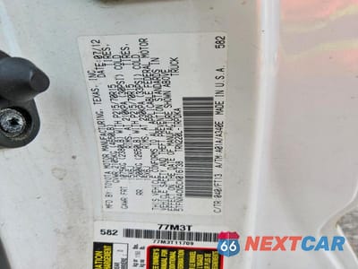Zdjęcie 12 z 12 samochodu: 2012 TOYOTA TACOMA BASE VIN:5TFNX4CN5CX016738 - miniatura